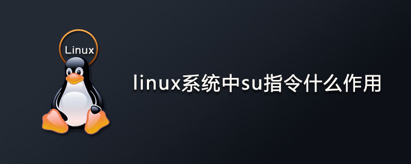 linux系统中su指令什么作用?第1张