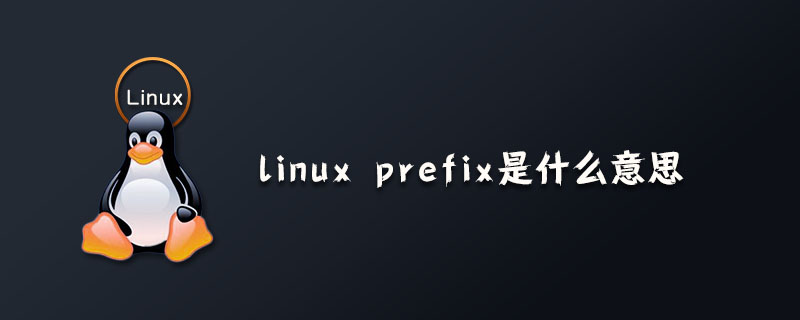 linux中--prefix命令是什么意思？第1张