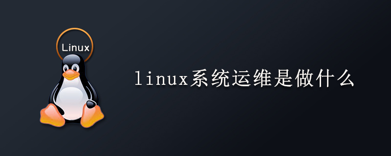 linux系统运维是做什么第1张