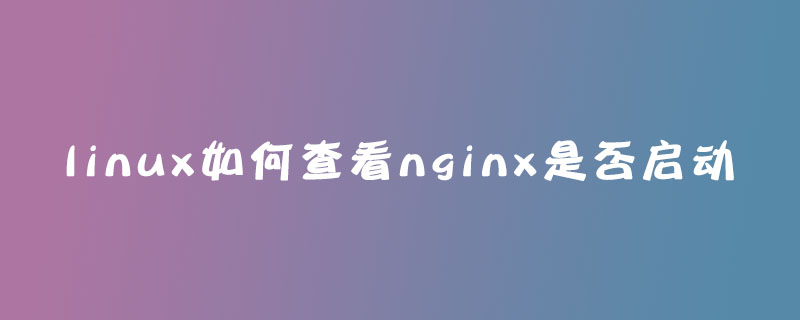 linux如何查看nginx是否启动第1张