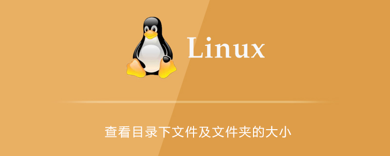 linux中如何查看目录下文件及文件夹的大小第1张