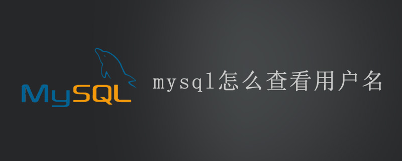 mysql怎么查看用户名？第1张