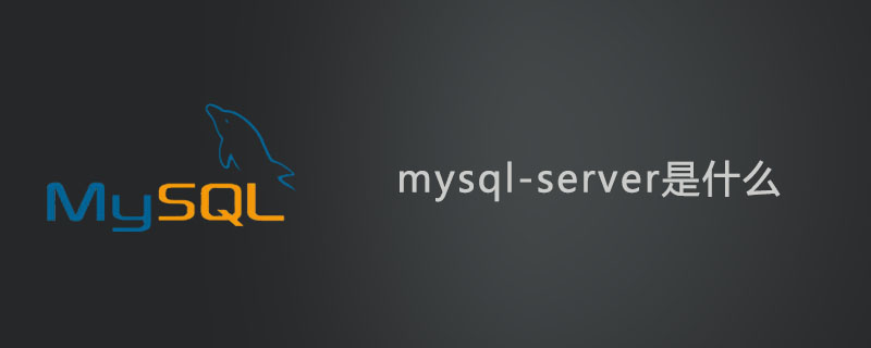 mysql-server是什么第1张