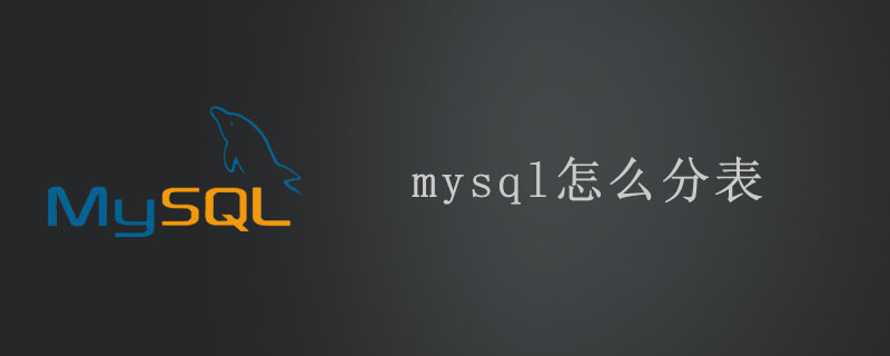 mysql怎么分表第1张