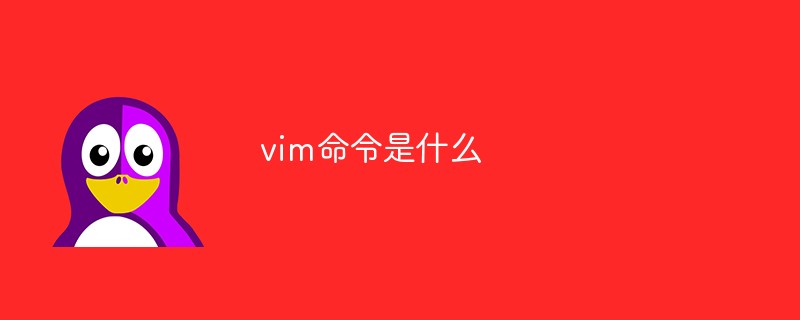 vim命令是什么第1张