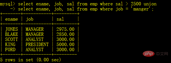 mysql的多表查询详细讲解