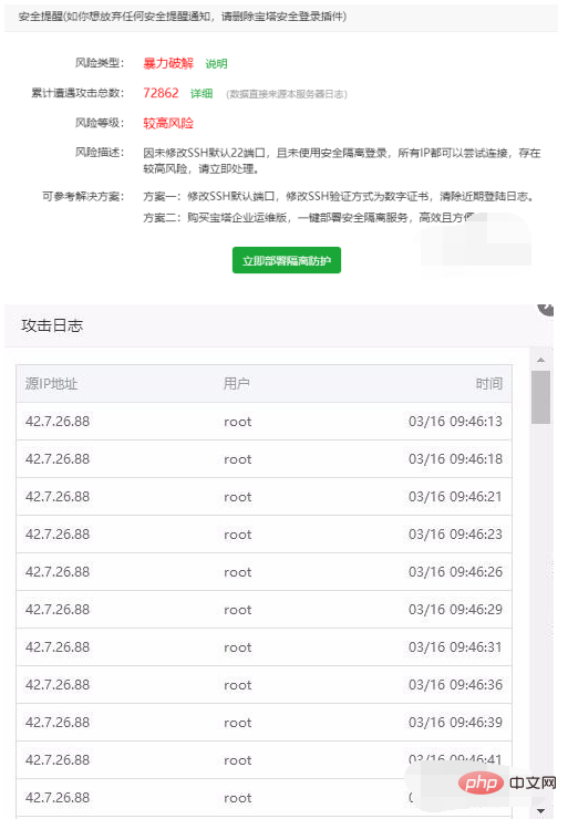 如何解决宝塔面板被暴力破解的问题第1张
