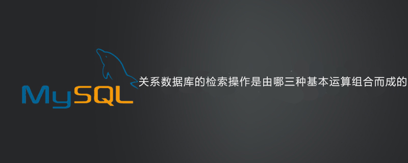 关系数据库的检索操作是由哪三种基本运算组合而成的第1张