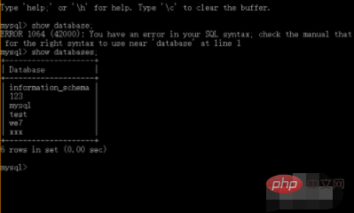 cmd下怎么查看mysql建库语句第1张