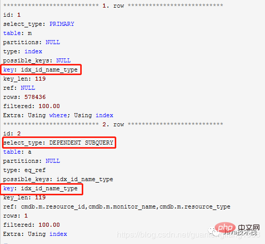 MySQL not exists 与索引的关系第2张