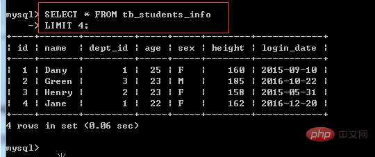 mysql查询怎么设置显示条数？第1张