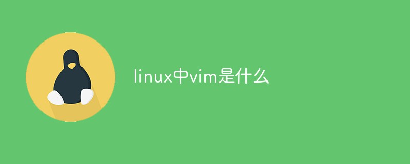 linux中vim是什么第1张