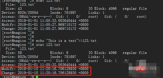 linux怎么查询文件的修改时间第1张