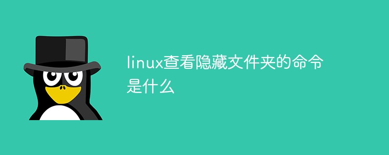 linux查看隐藏文件夹的命令是什么第1张