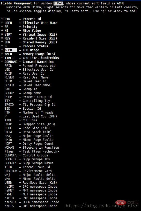 详细解析Linux中top命令参数第7张