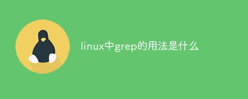 linux中grep的用法是什么第1张