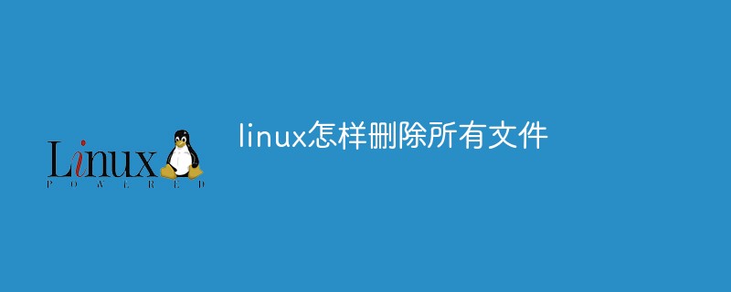 linux怎样删除所有文件第1张