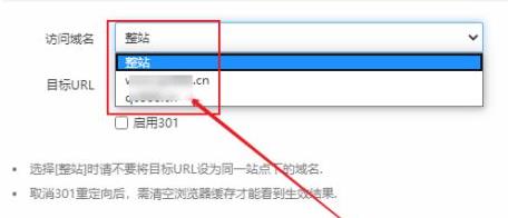 301重定向的快速设置方法第3张