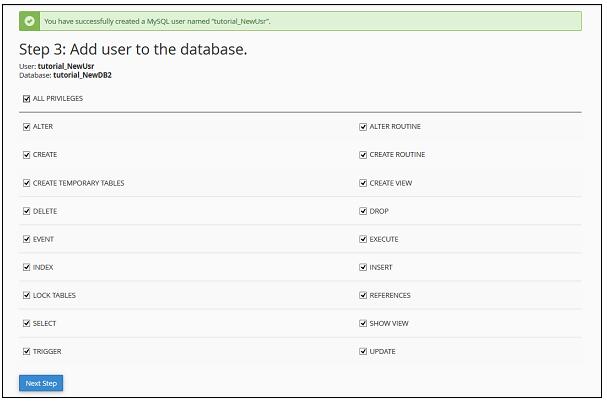 Joomla建站教程：如何创建MySQL数据库第4张